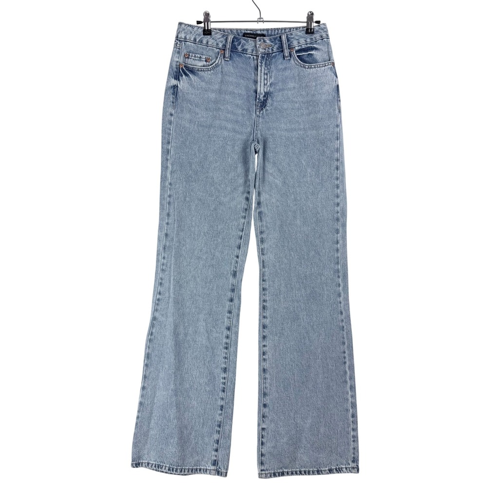 Sincerely Jules Jeans Womens 1/25 Light Wash Straight Leg 90s Vintage Aesthetic